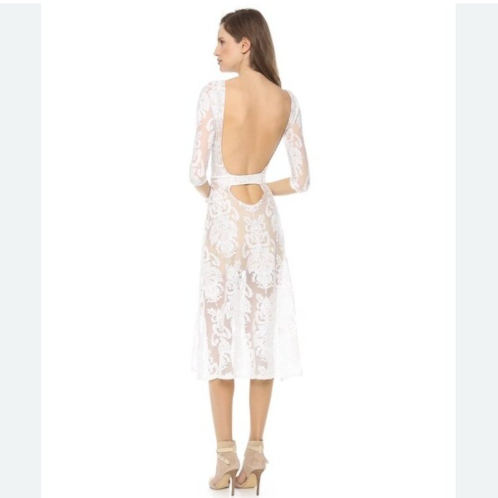 For Love and Lemons San Marcos White Dress, Medium